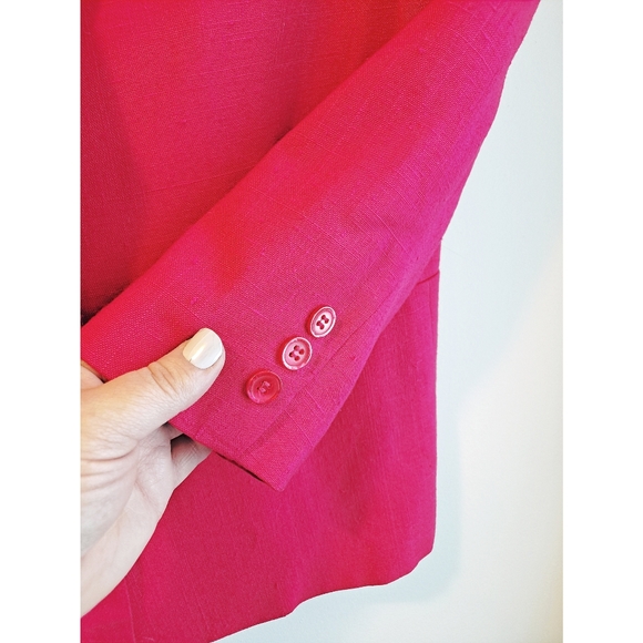 Vintage Fuscia Pink Blazer - Picture 2 of 6